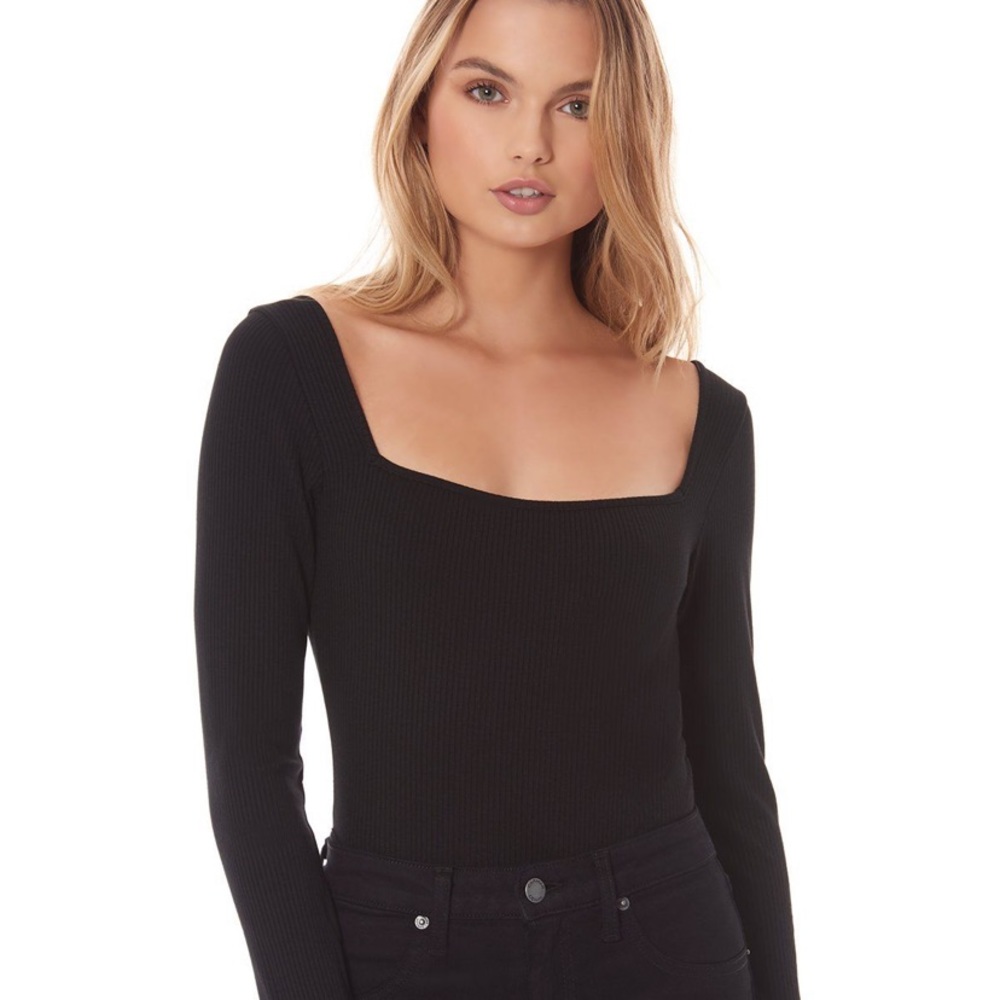 Black ribbed bodysuit *NWOT*